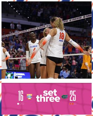 Image post by @GatorsVB on Twitter