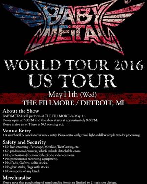 Image post by @babymetal_official on Instagram