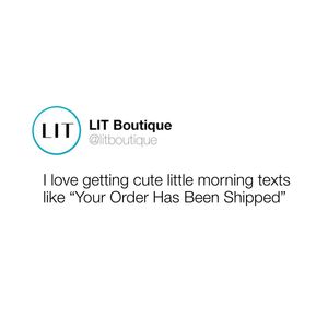 Image post by @litboutique on Instagram