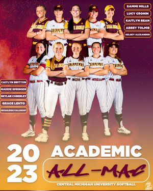Image post by @CMUSoftball on Twitter