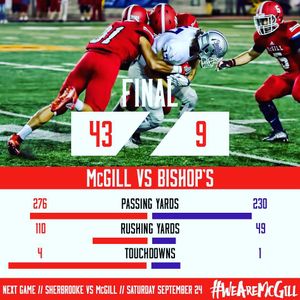 Image post by @mcgillathletics on Instagram
