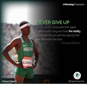 Image post by @nigeriaolympic on Instagram