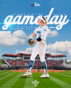 Image post by @UNCWsoftball on Twitter
