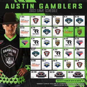 Image post by @Austin_Gamblers on Twitter