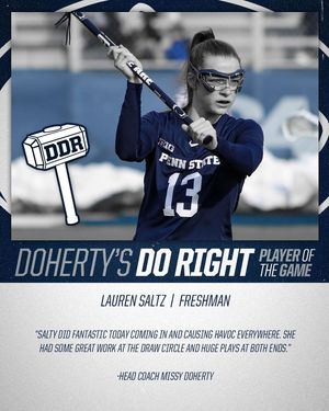 Image post by @pennstatewlax on Instagram