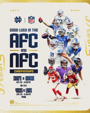 Image post by @ndfootball on Instagram