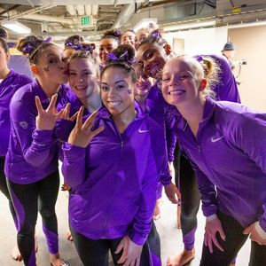 Image post by @uwgymnastics on Instagram