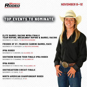 Image post by @womensrodeo on Instagram