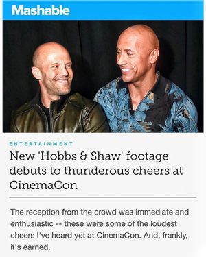 Image post by @therock on Instagram