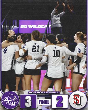 Image post by @acu_volleyball on Instagram