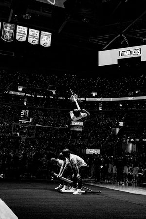 Image post by @CavsEntertainmentTeams on Facebook