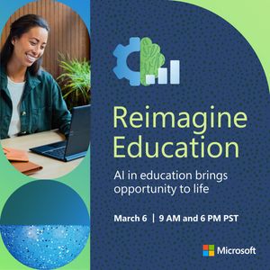 Image post by @MicrosoftEDU on Twitter