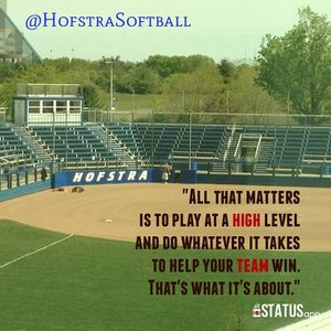 Image post by @hofstrasoftball on Instagram