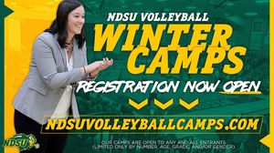 Image post by @ndsuvolleyball on Instagram