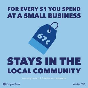 Image post by @originbank on Instagram