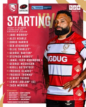 Image post by @officialgloucesterrugby on Instagram