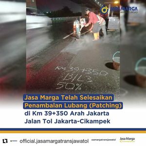 Image post by @official.jasamarga on Instagram