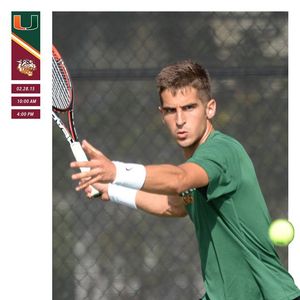 Image post by @canesmenstennis on Instagram