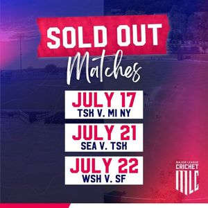 Image post by @mlcricketusa on Instagram