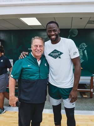 Image post by @msu_basketball on Twitter