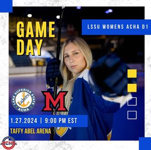 Image post by @lakestatewomenshockey on Instagram