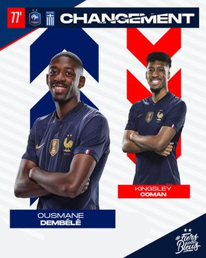 Image post by @equipedefrance on Twitter