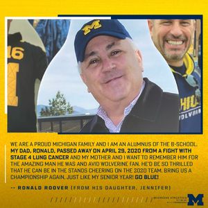 Image post by @umichathletics on Instagram