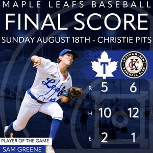 Image post by @mapleleafsbaseball on Instagram