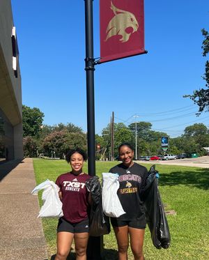 Image post by @txstatewbb on Instagram