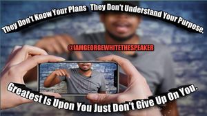 Image post by @iamgeorgewhitethespeaker on Instagram