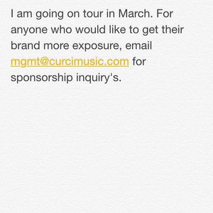 Image post by @curcimusic on Instagram