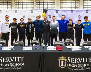 Image post by @servite_sports on Instagram