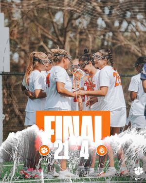 Image post by @ClemsonWlax on Twitter