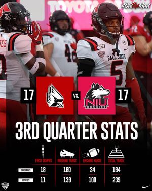 Image post by @ballstatefb on Instagram