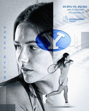 Image post by @byuwtennis on Twitter