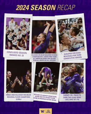 Image post by @uwgymnastics on Instagram