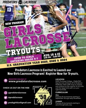 Image post by @predatorslacrosse on Instagram