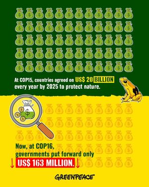 Image post by @greenpeace on Instagram