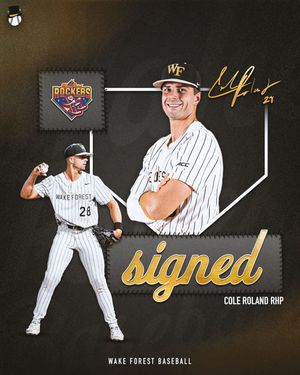 Image post by @wakebaseball on Instagram