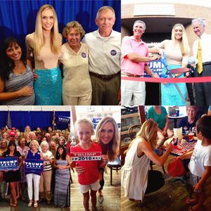Image post by @laraleatrump on Instagram