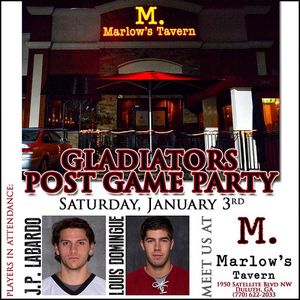 Image post by @atlgladiators on Instagram