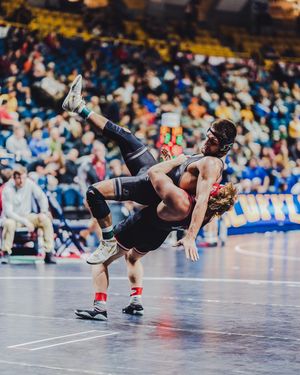 Image post by @gwuwrestling on Instagram