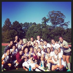 Image post by @meredithcollegesoccer on Instagram