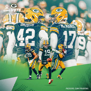 Image post by @packers on Twitter