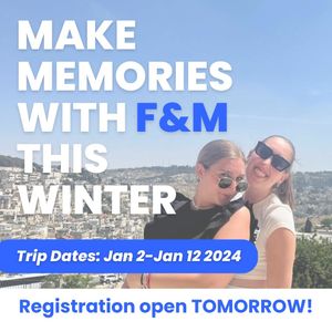 Image post by @fandm_hillel on Instagram