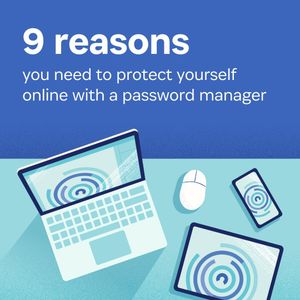 Image post by @1password on Instagram