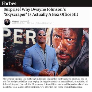 Image post by @therock on Instagram