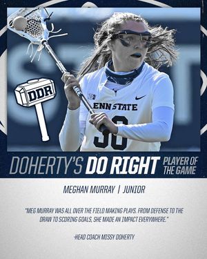 Image post by @pennstatewlax on Instagram