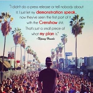 Image post by @nipseyhussle on Instagram