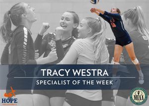 Image post by @hopecollegevolleyball on Facebook